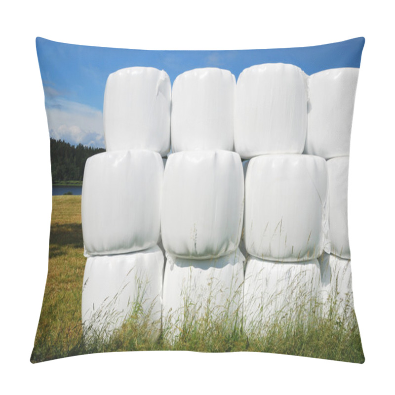 Personality  Agricultural Stack With Straw Bales Packaged Pillow Covers