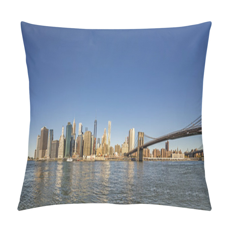 Personality  Manhattan Skyline Seen From Brooklyn Side Pillow Covers