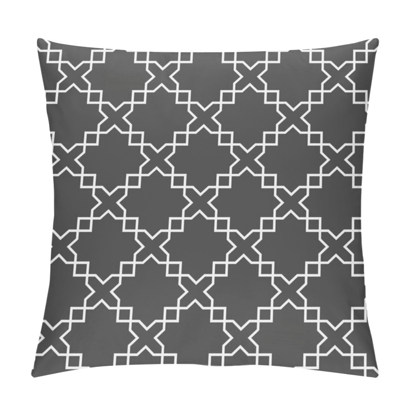 Personality  Black And White Seamless Pattern Pillow Covers