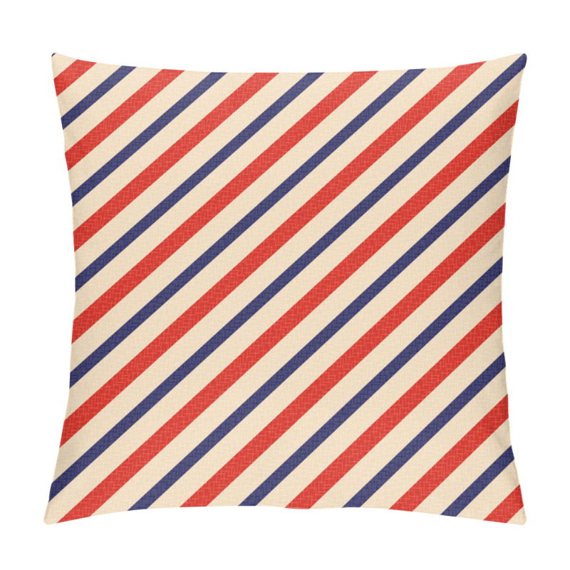 Personality  Seamless Patriotic Stripes Background Pillow Covers