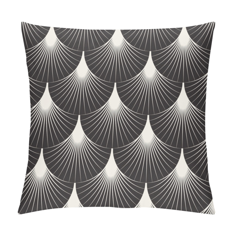 Personality  Vector Seamless Sunburst Lines Geometric Pattern Pillow Covers