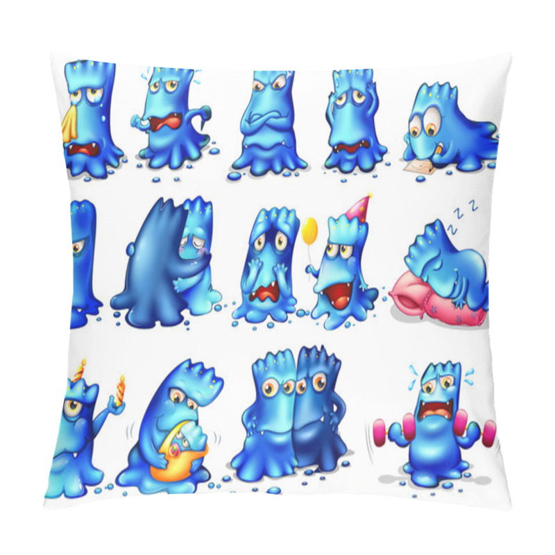 Personality  Monsters Pillow Covers