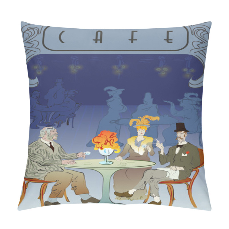 Personality  Retro Cafeteria Poster Pillow Covers