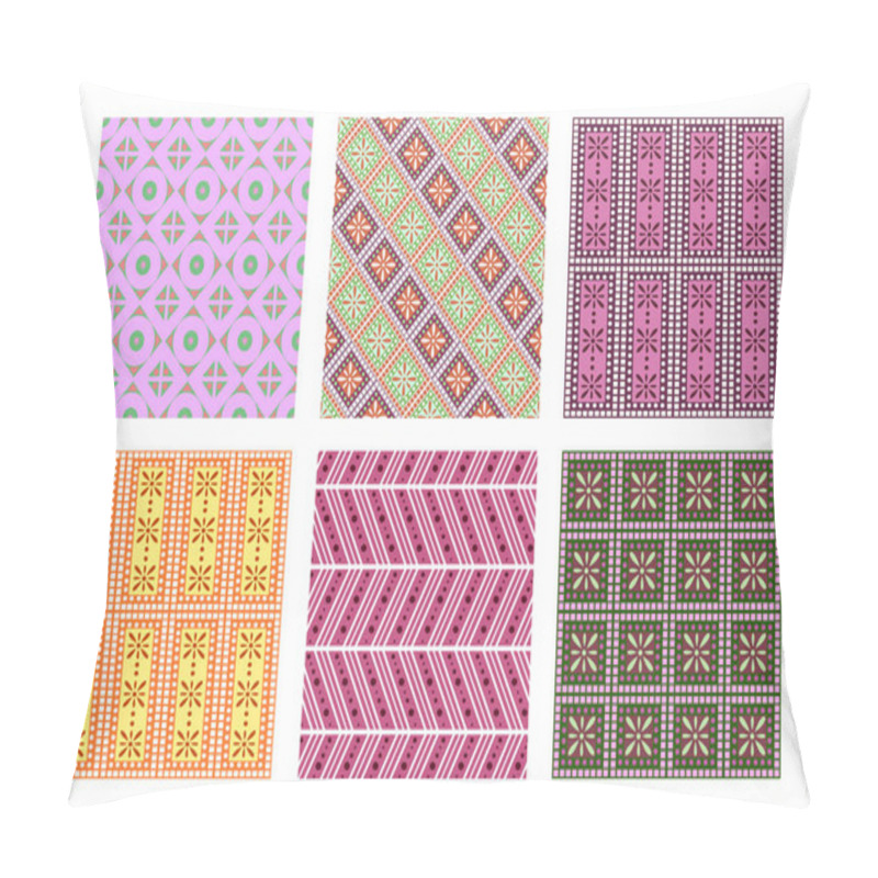 Personality  Vector Seamless Pattern, Graphic Illustration Pillow Covers