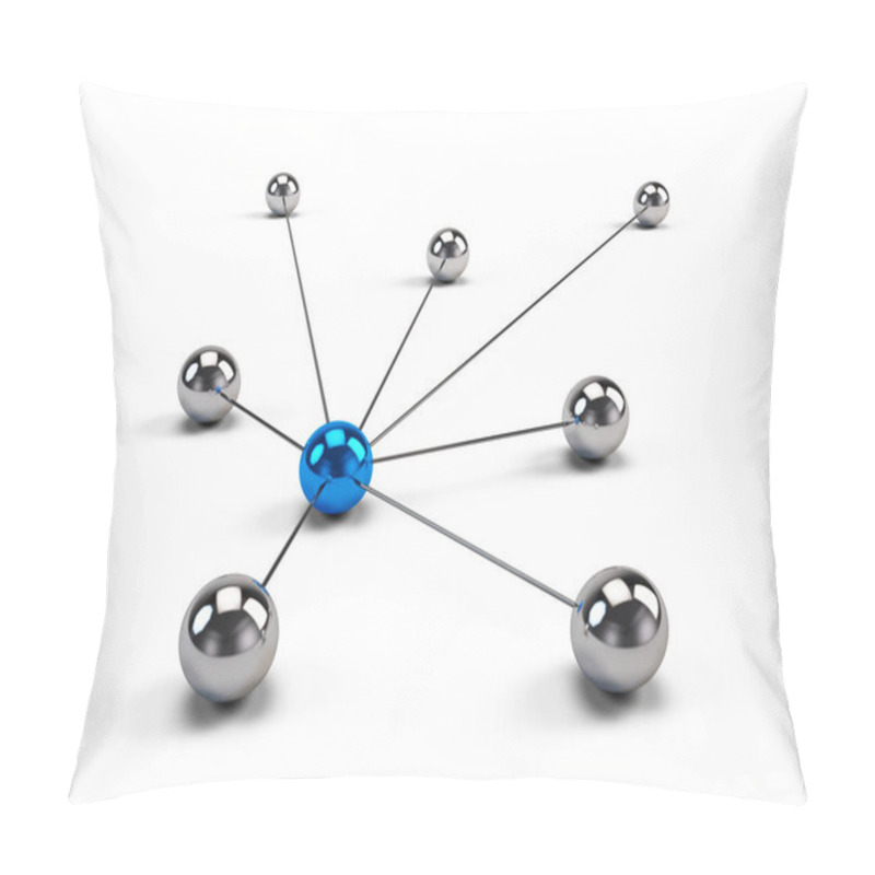 Personality  Concept Of Network, Internet Communication And Social Media Pillow Covers