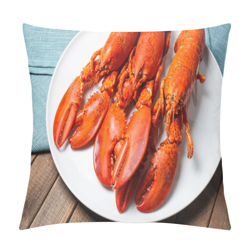 Personality  Cooked Red Lobsters Pillow Covers