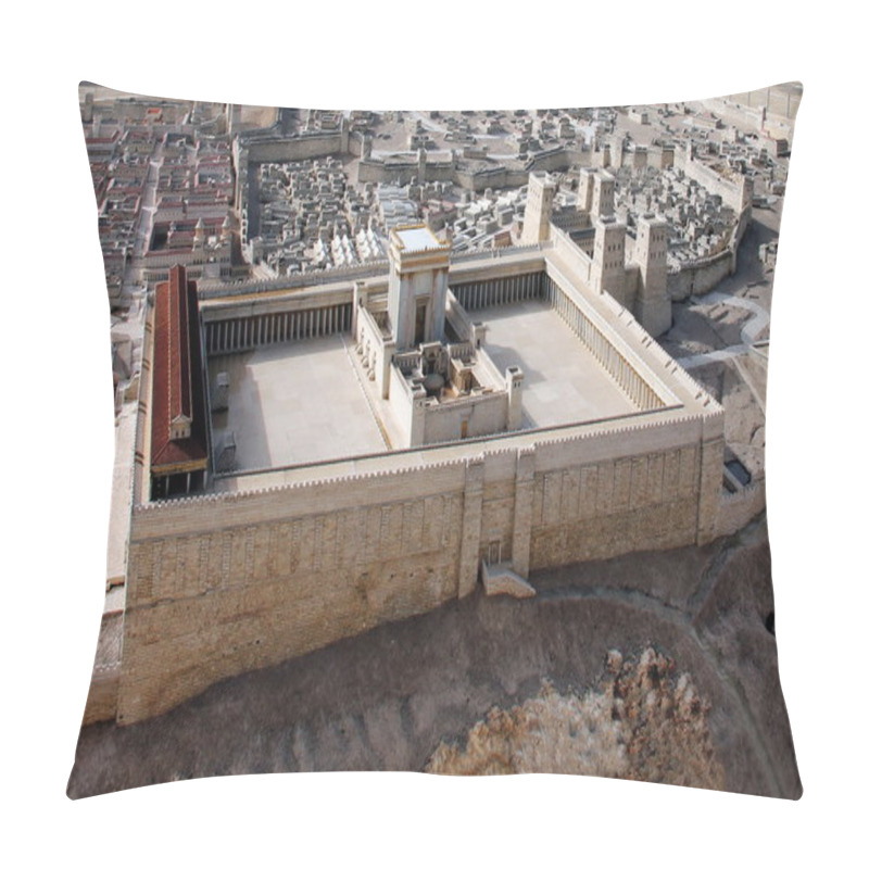 Personality  Second Temple. Ancient Jerusalem Pillow Covers