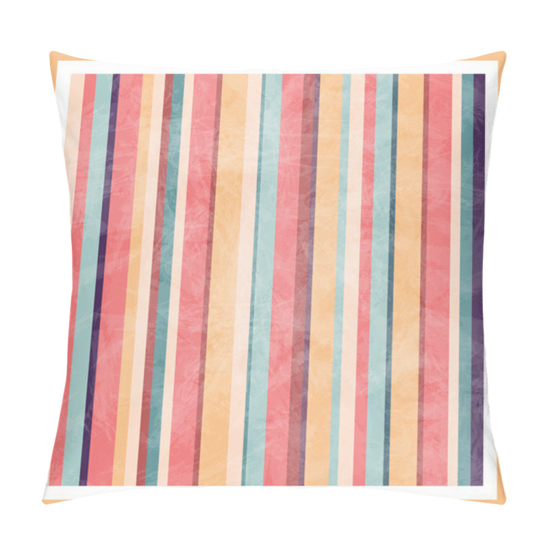 Personality  Grunge Stripes Background Pillow Covers