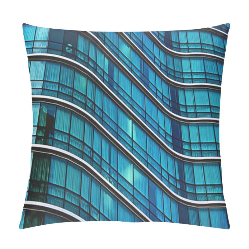 Personality  Modern Office Building Detail Pillow Covers