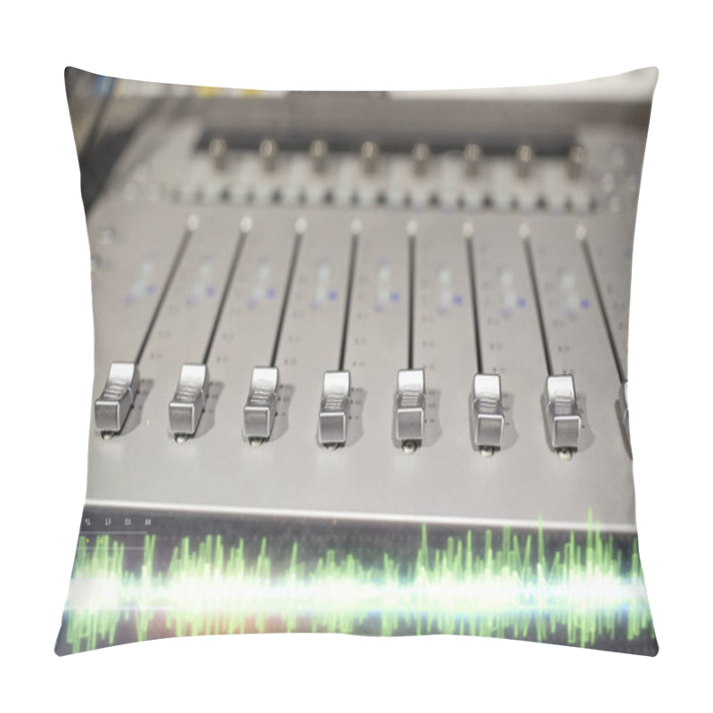 Personality  Music Mixing Console At Sound Recording Studio Pillow Covers