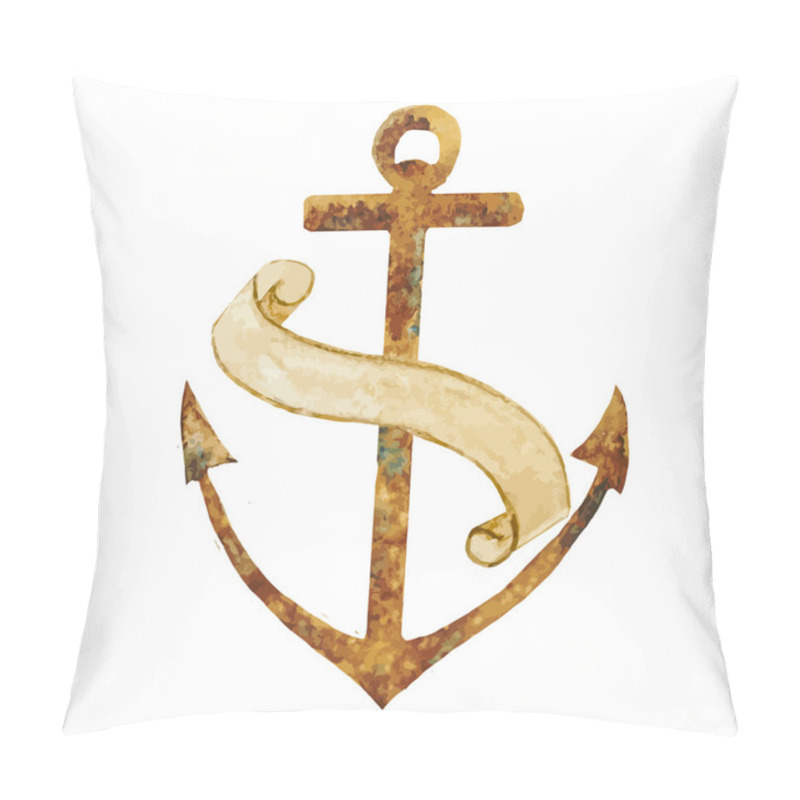 Personality  Anchor With Stripe Pillow Covers