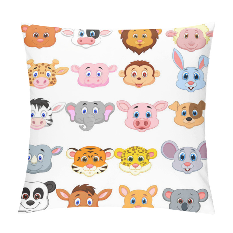 Personality  Animal Head Cartoon Collection Set Pillow Covers