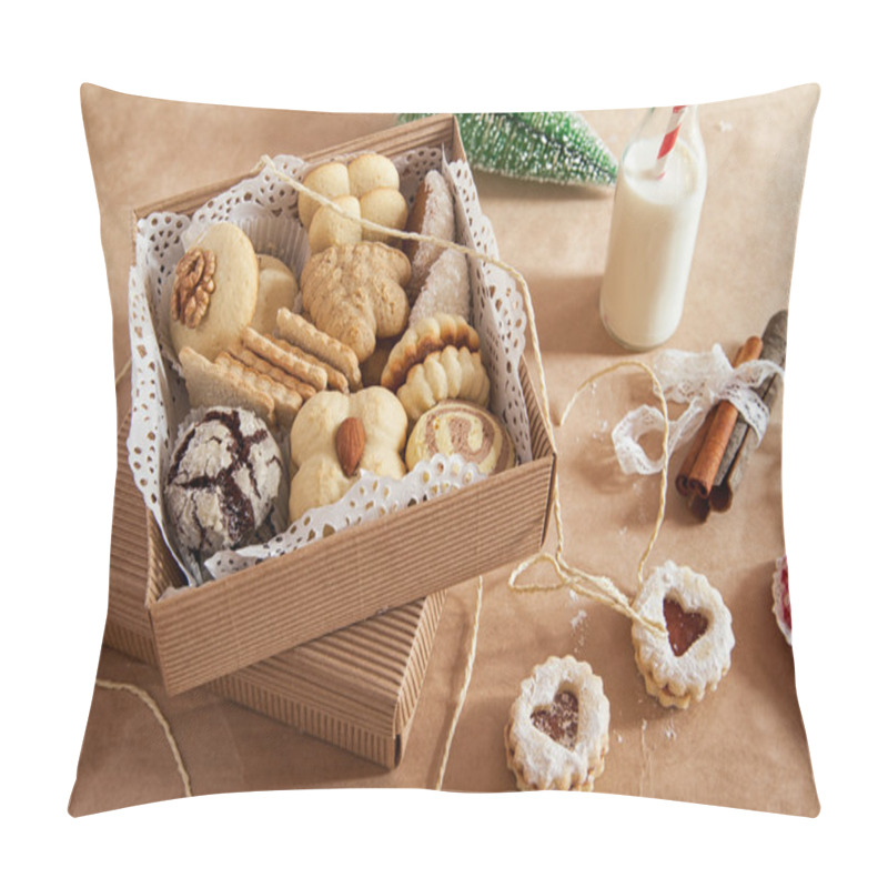 Personality  Various Christmas Cookies Pillow Covers