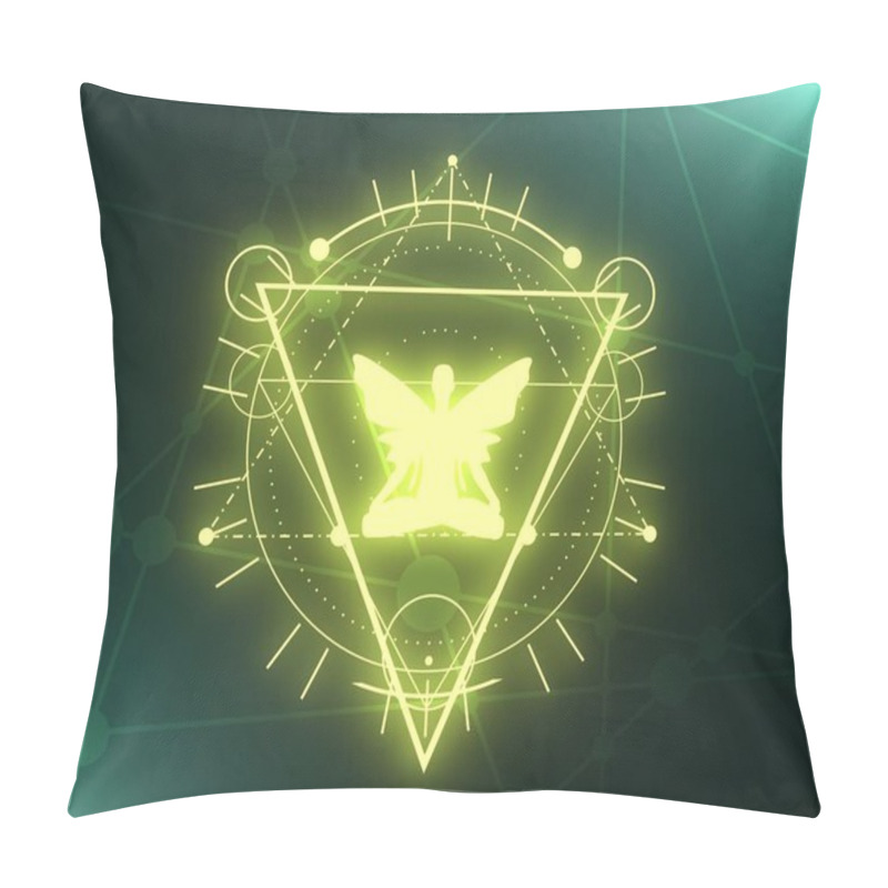 Personality  Esoteric Mystical Symbols Pillow Covers