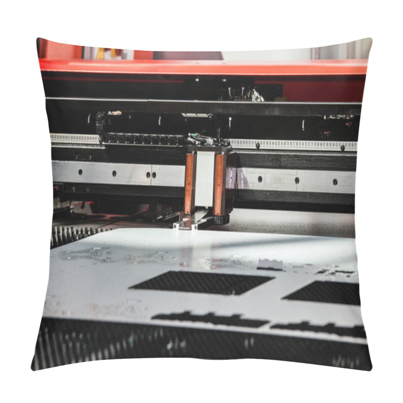 Personality  Metal Sheet Punching Machine Pillow Covers