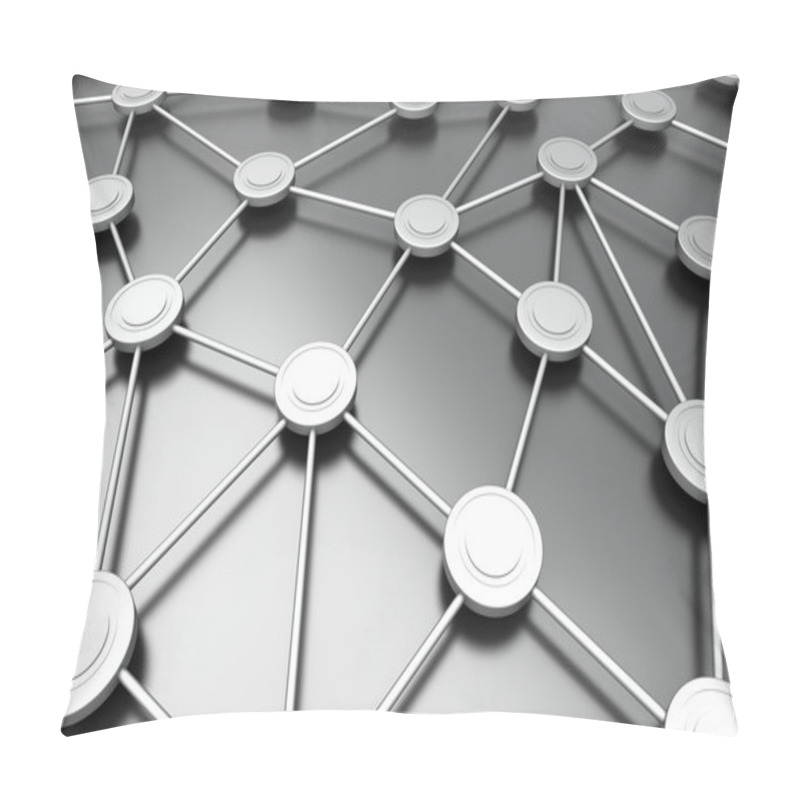 Personality  Network Nodes Pillow Covers