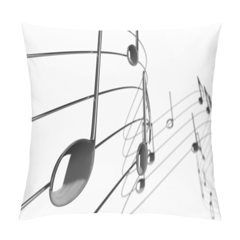 Personality  Music Notes Pillow Covers