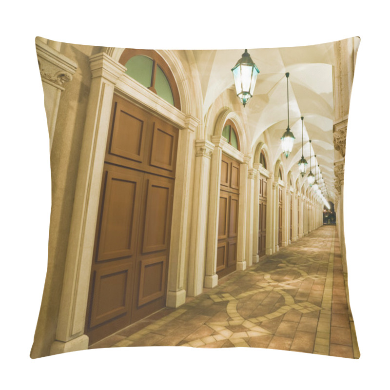 Personality  Corridor, Italian Building Style Pillow Covers