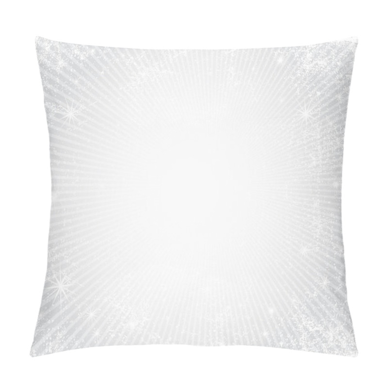 Personality  Christmas Silver Frame Pillow Covers