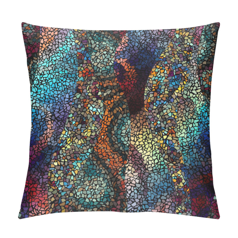 Personality  Seamless Mosaic Pattern Pillow Covers