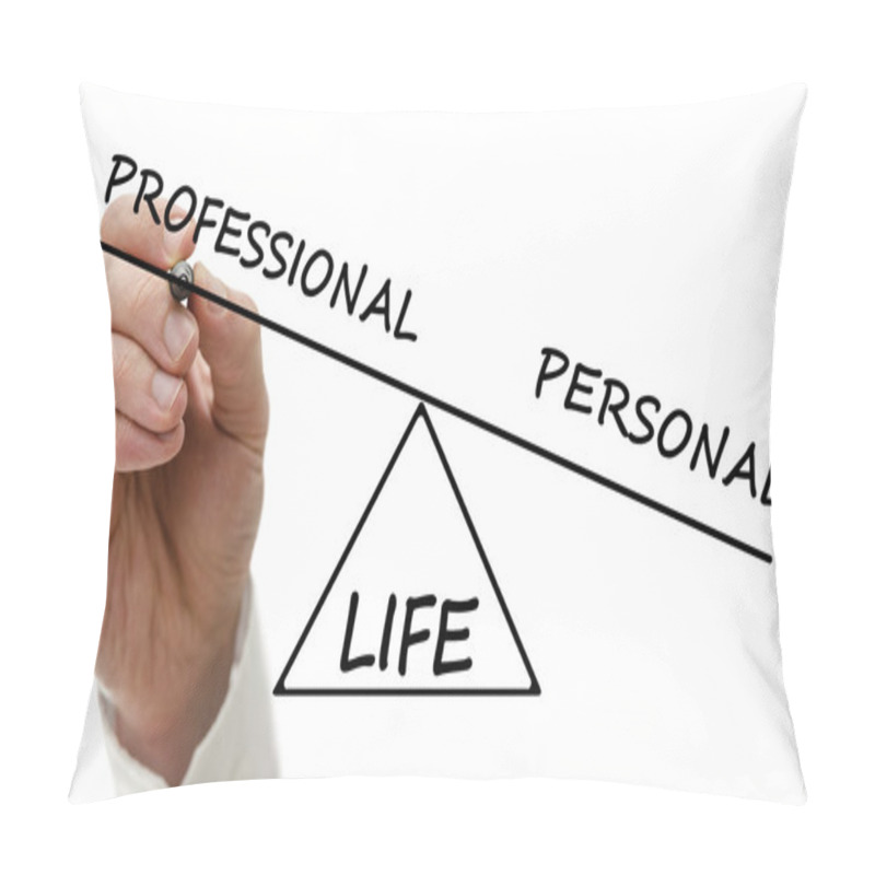 Personality  Balancing Professional And Personal Life Pillow Covers