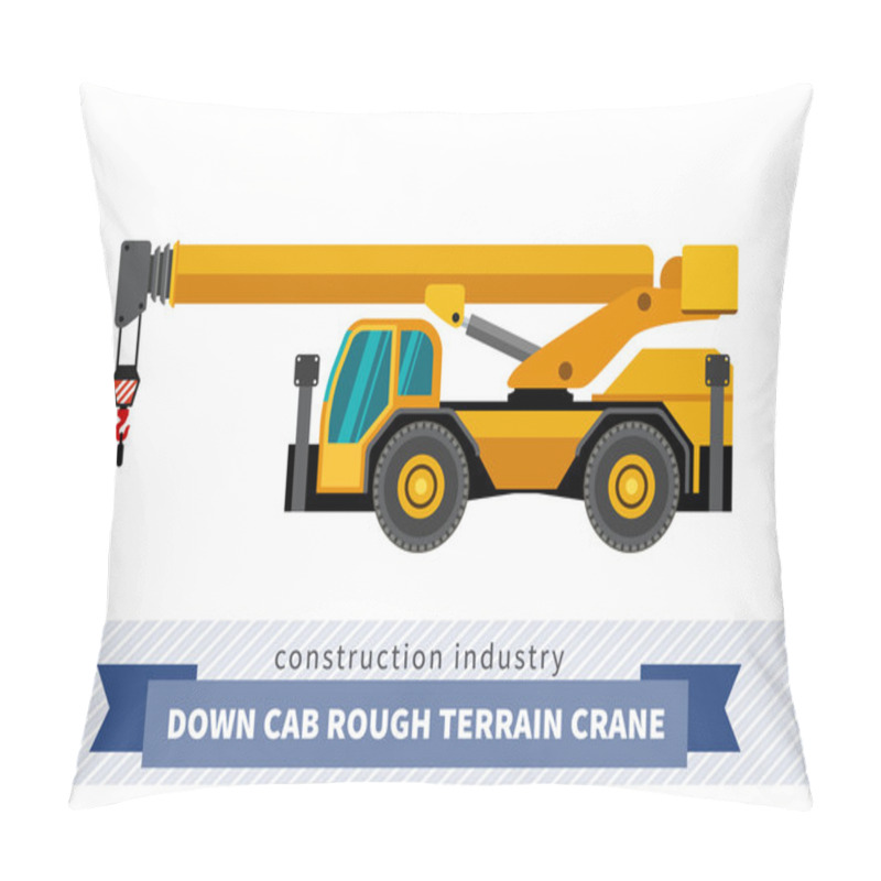 Personality  Down Cab Rough Terrain Crane Pillow Covers