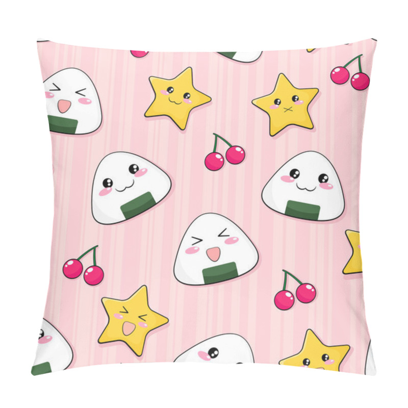 Personality  Rice Ball Pattern Pillow Covers