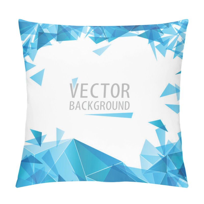 Personality  Blue Vector Background Pillow Covers