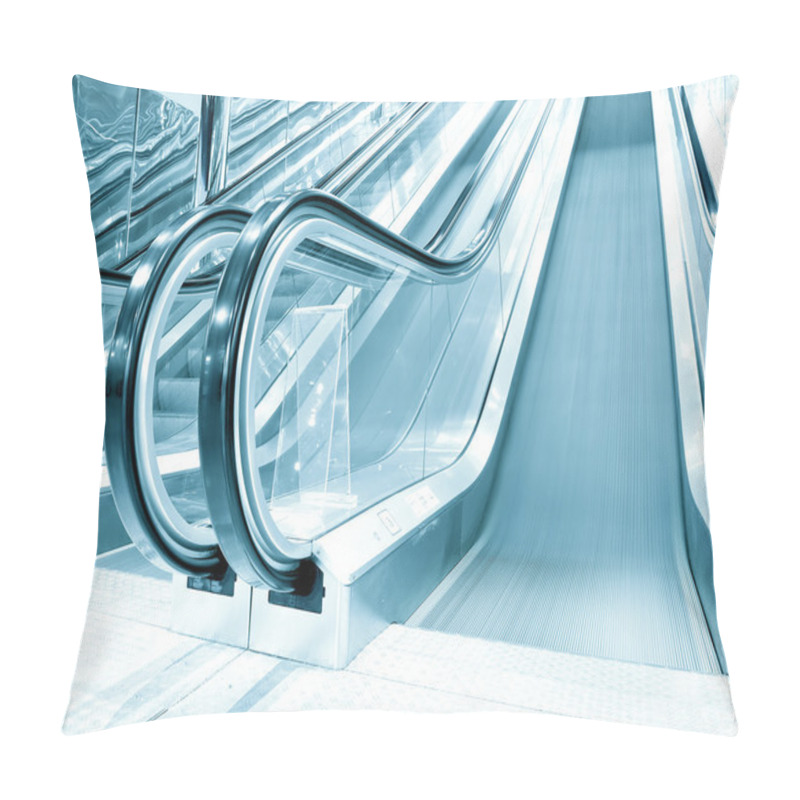 Personality  Escalator Indoor Shopping Mall Pillow Covers