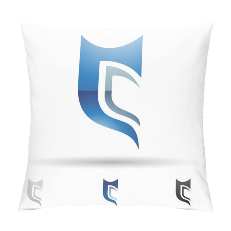 Personality  Abstract Icon For Letter C Pillow Covers