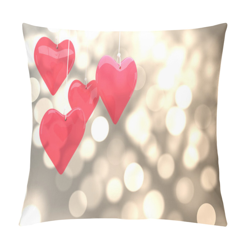 Personality  Composite Image Of Love Hearts Pillow Covers