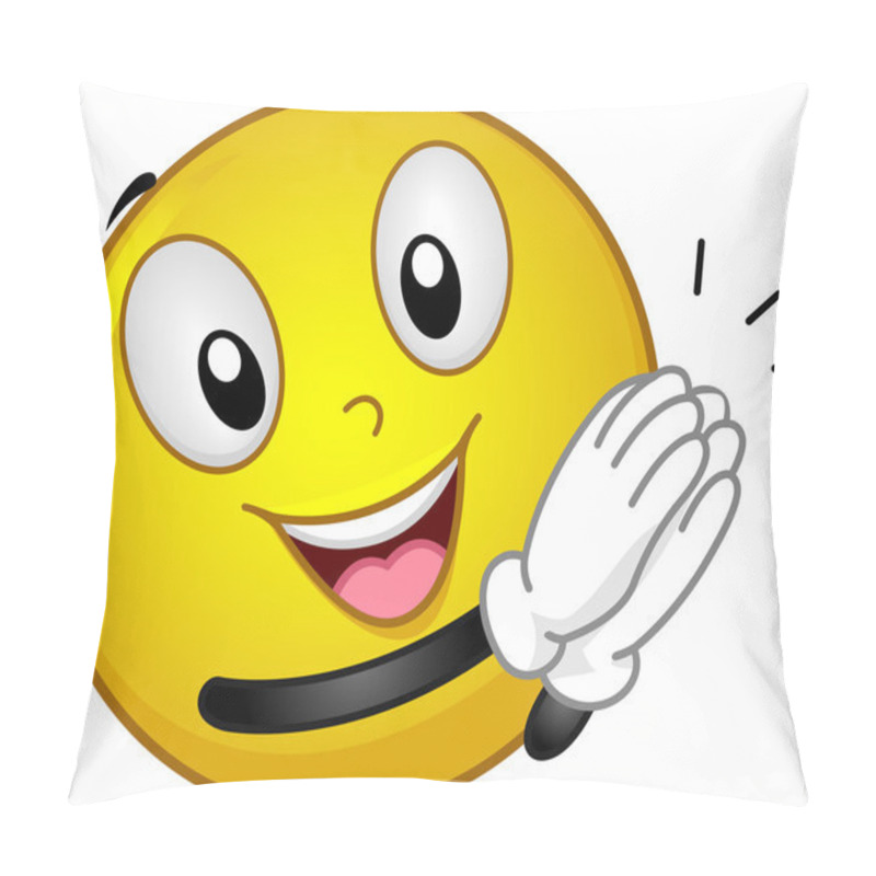 Personality  Clapping Smiley Pillow Covers