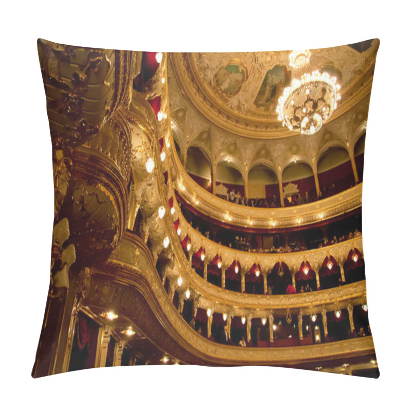 Personality  Interior Of Opera House In Odassa, Ukraine Pillow Covers