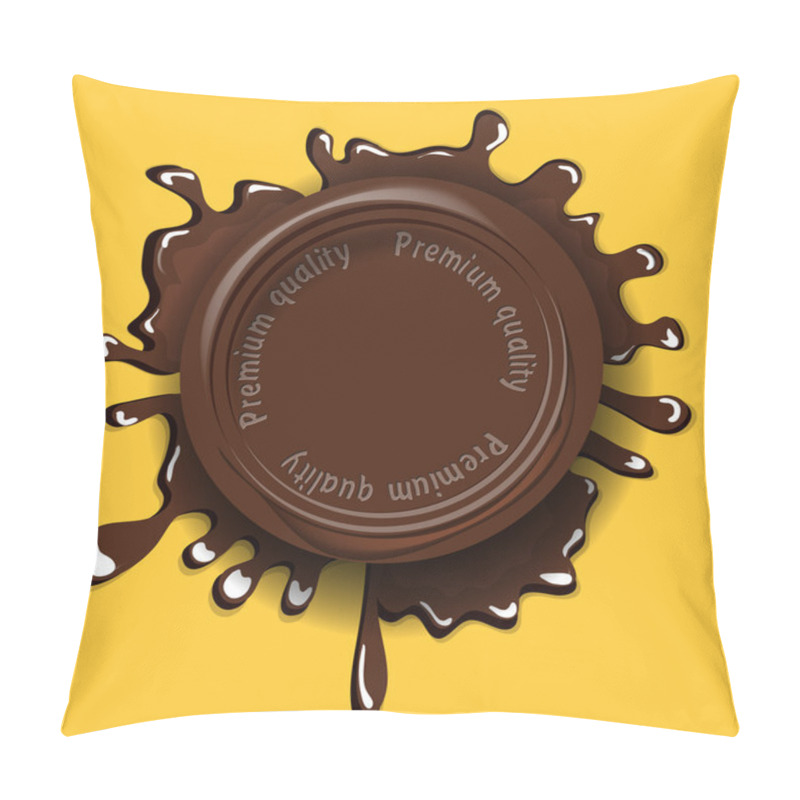 Personality  Chocolate Seal Background Pillow Covers