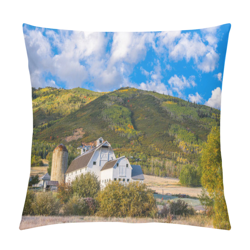 Personality  Park City, Utah, USA Farm And Landscape. Pillow Covers