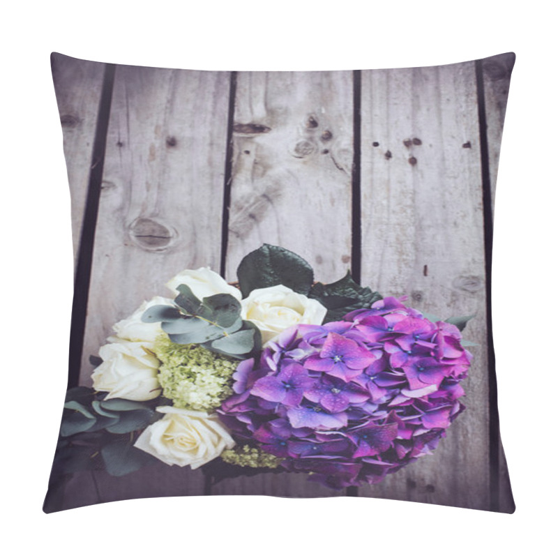 Personality  Big Bouquet Of Fresh Flowers Pillow Covers