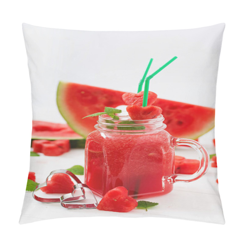 Personality  Fresh Watermelon Smoothies  Pillow Covers