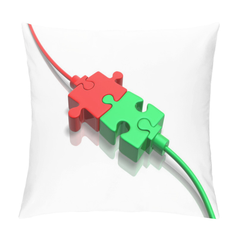 Personality  Puzzle Plugs Pillow Covers