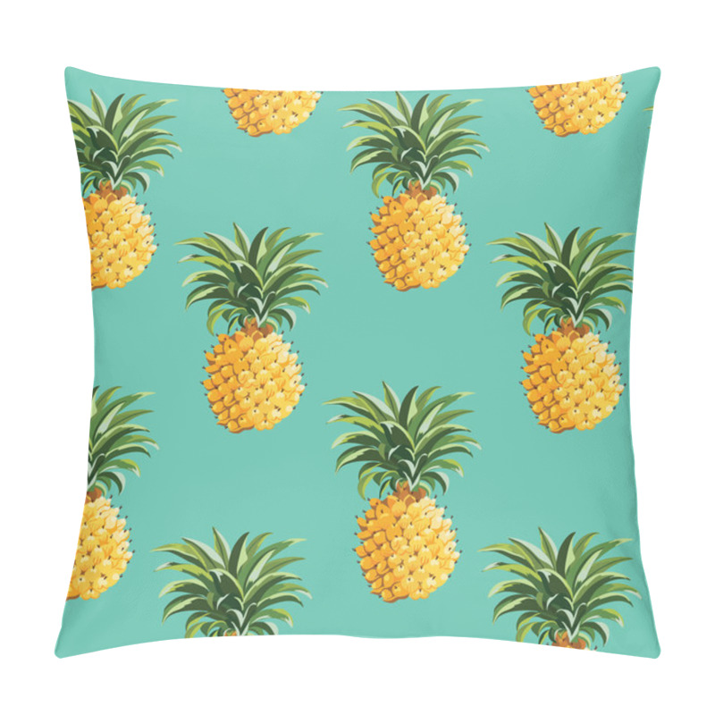 Personality  Pineapples Tropical Background Pillow Covers