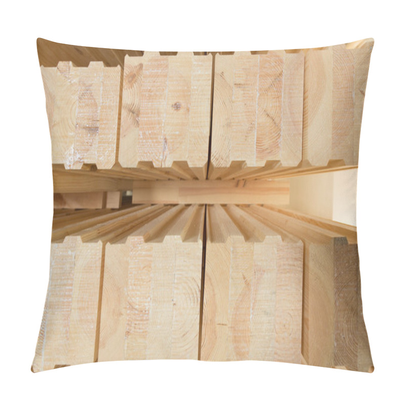 Personality  Glued Timber Beams Pillow Covers