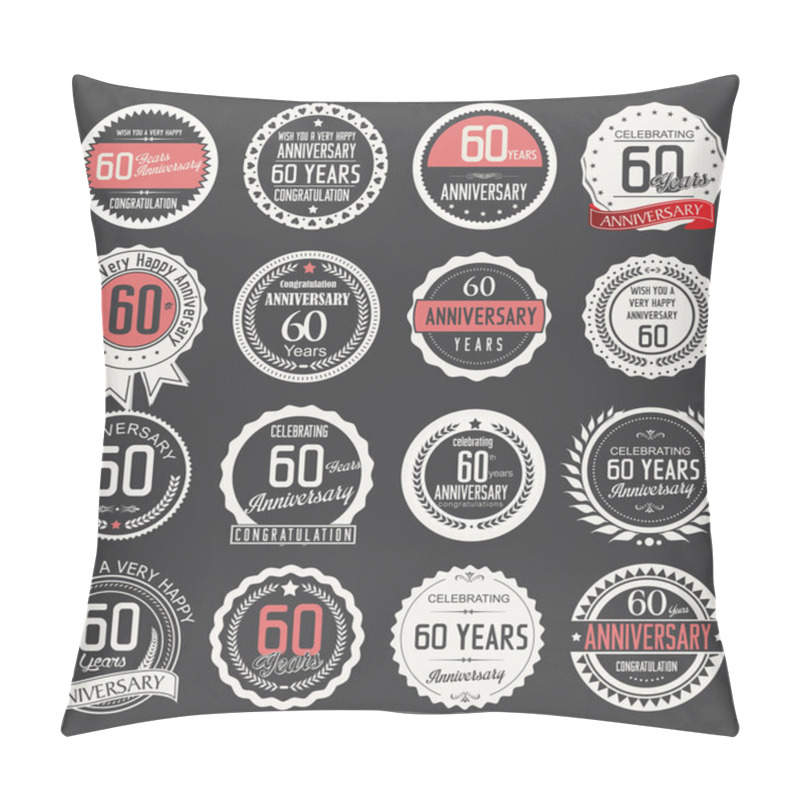 Personality  Anniversary Label Collection Pillow Covers