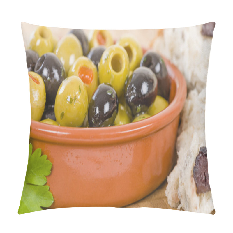 Personality  A Bowl Of Olives Pillow Covers