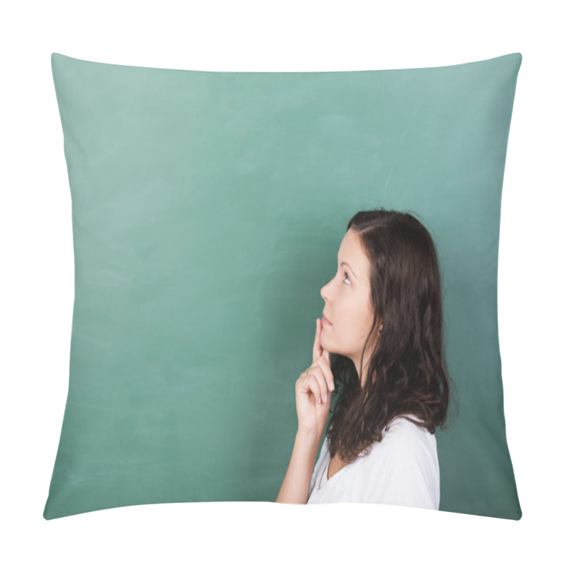 Personality  Student Standing Solving A Problem Pillow Covers