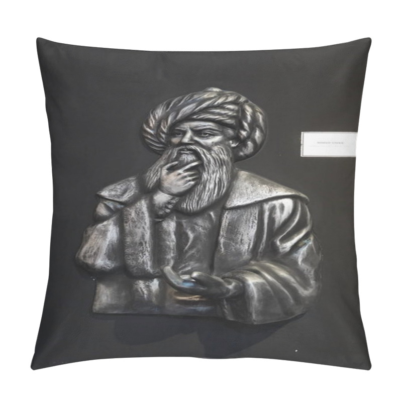 Personality  Manzikert, Turkey, July, 30, 2024, Journey Through Turkish History: From Central Asia To Modern Times, Exploring Symbols, Artifacts, And Key Moments At Mu Malazgirt Turkish History Museum. Pillow Covers