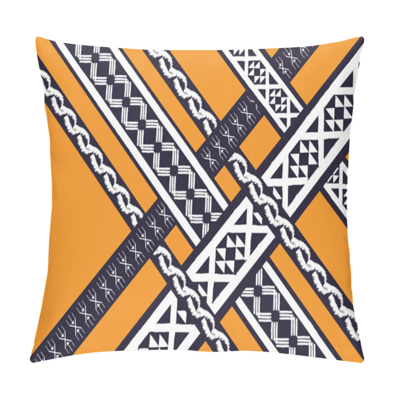 Personality  Geometric Ethnic Pattern Seamless Design For Background,wallpaper,clothing And Wrapping.  Pillow Covers