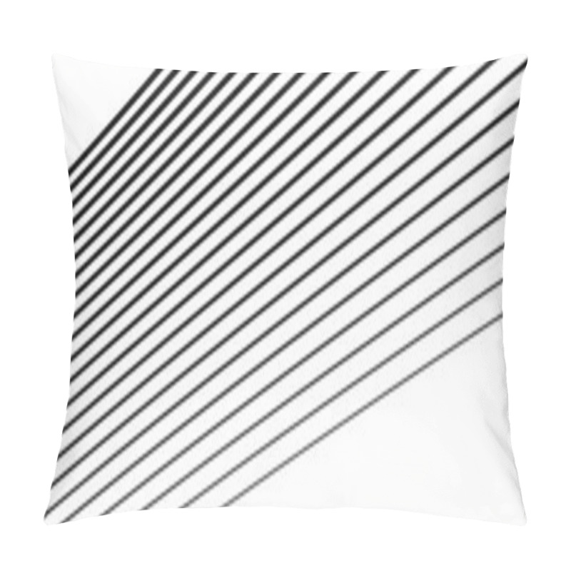 Personality  Abstract Wavy, Waving, Billowy Lines Vector Element Pillow Covers