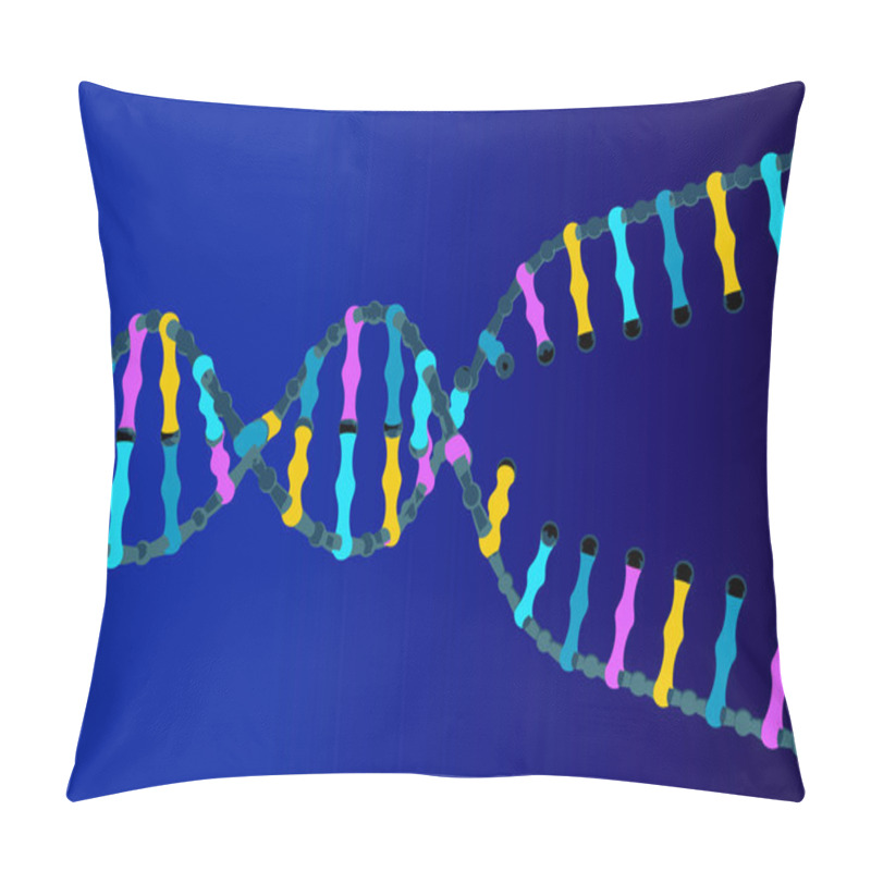 Personality  Separated DNA Strands Pillow Covers