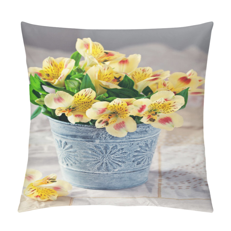 Personality  Yellow Flowers Pillow Covers