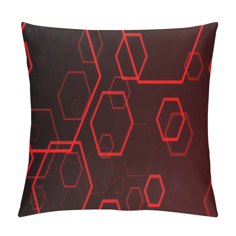 Personality  Beautiful Abstract Geometric Style Background With Hexagons For Banner Concept Pillow Covers