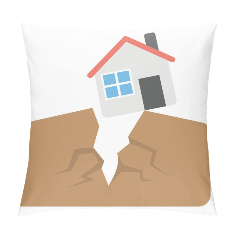 Personality  Natural Disaster An Earthquake Depiction Pillow Covers